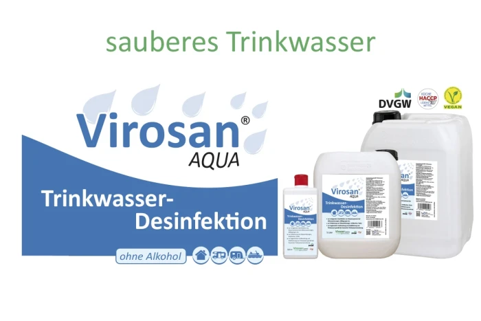 Virosan Aqua Desinfektion von Frischwasser